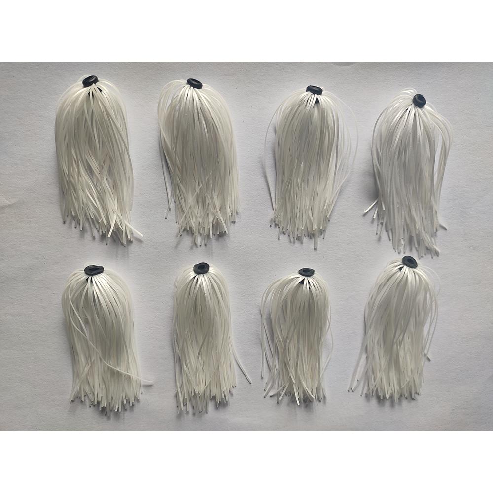 Jig Head Lure - 8 lots de 50 jupes de