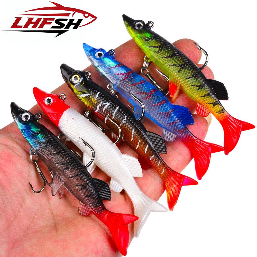 Jig Head Lure - LHFSH 9.3cm 15g Leurre souple artificiel