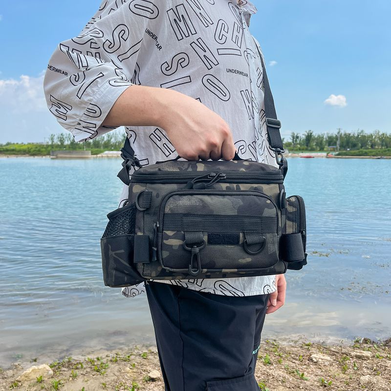 Fishing Equipment Storage - Sac de taille tactique d'extérieur multifonctionnel,