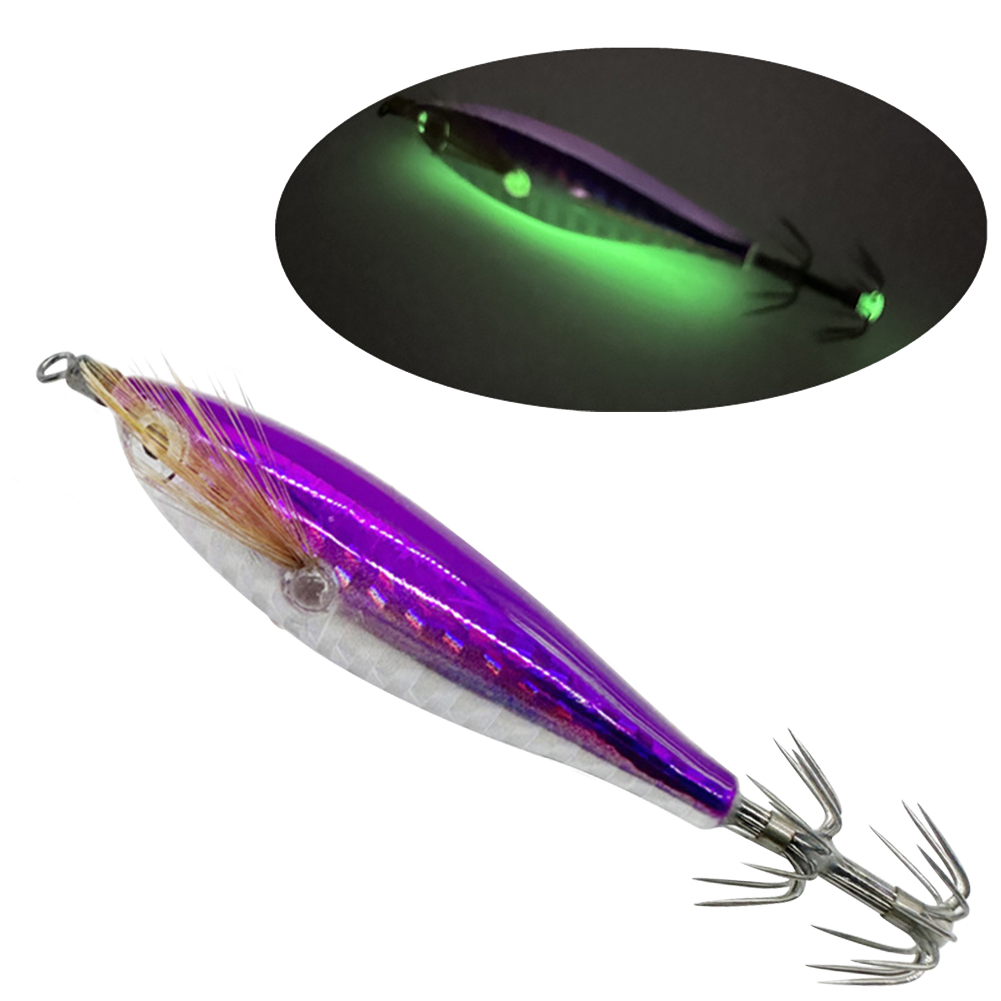 Jig Head Lure - Appât de pêche lumineux pour poulpe,