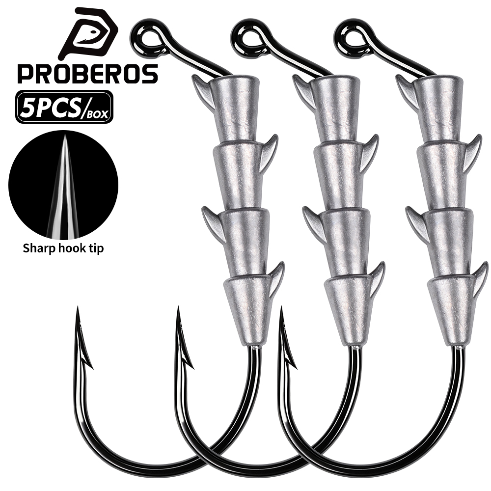 Fishing Equipment Hook - PROBEROS 5 pièces/boîte Hameçons de jigging