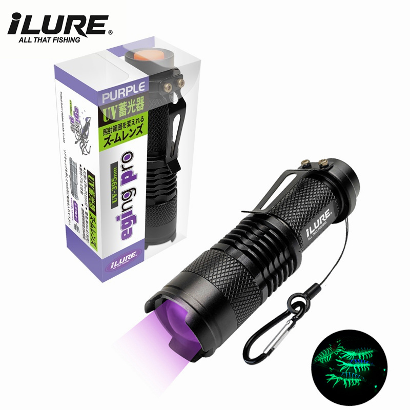 Fishing Equipment Hook - Mini lampe de poche UV 395nm,