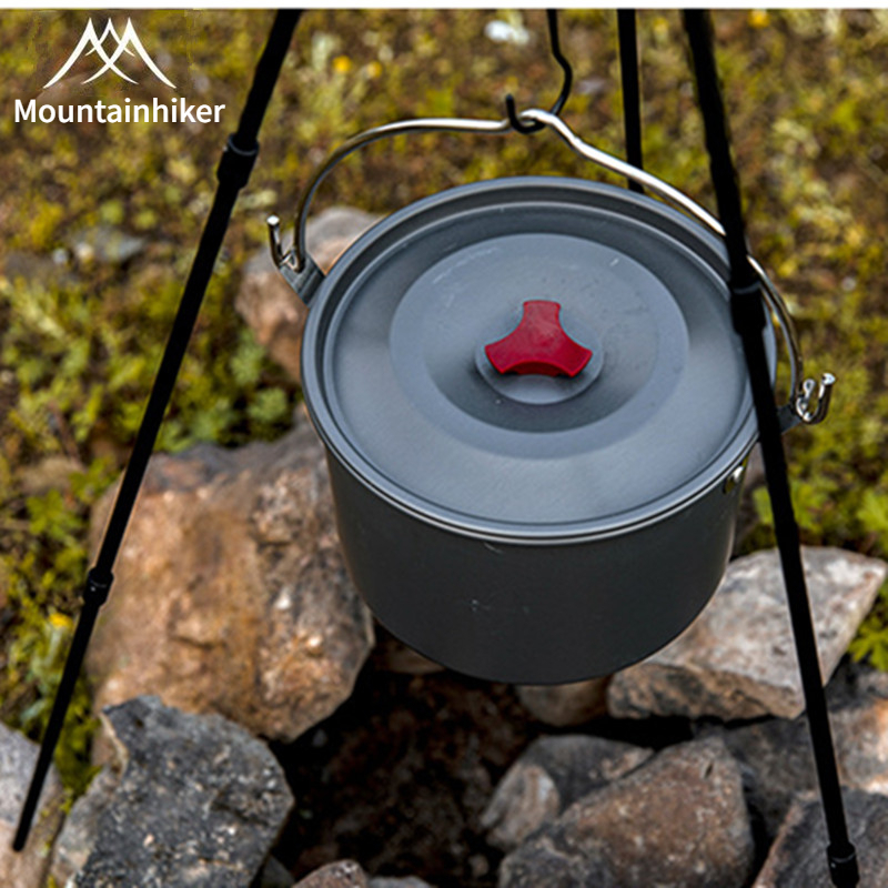 Fishing Equipment Kitchener - MOUNTAINHIKER 4L Camping Pot suspendu ustensiles