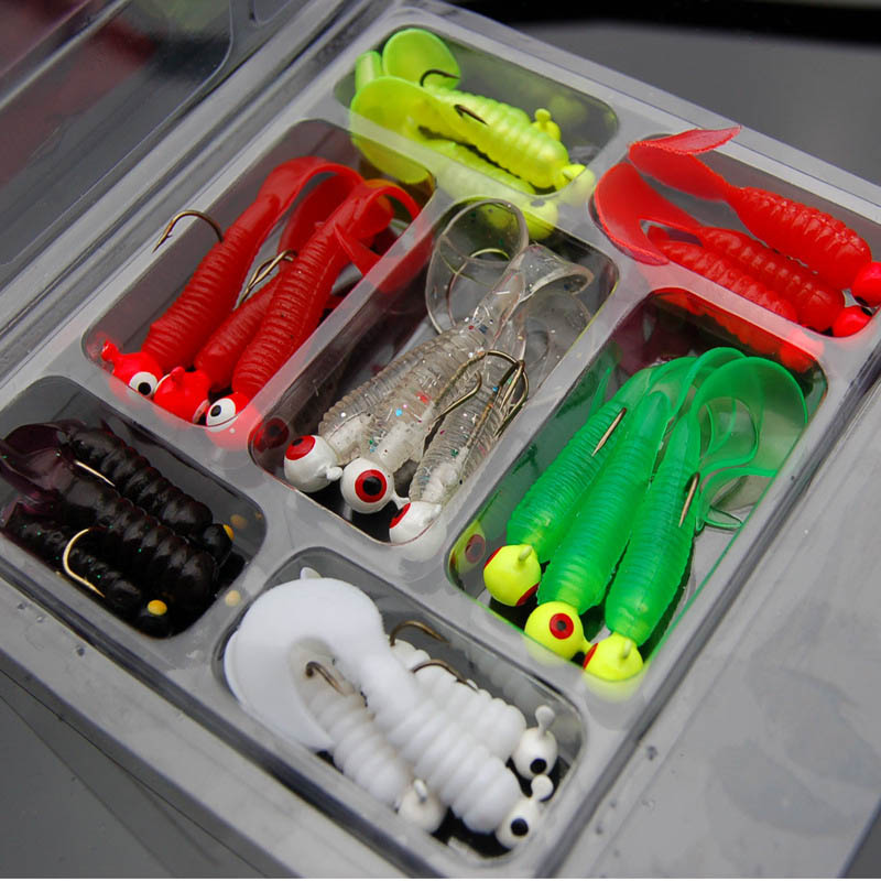 21 pièces/ensemble Mini leurre - Jig Head Lure avis et prix