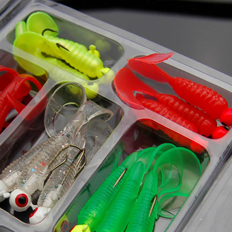 21 pièces/ensemble Mini leurre - Jig Head Lure avis et prix