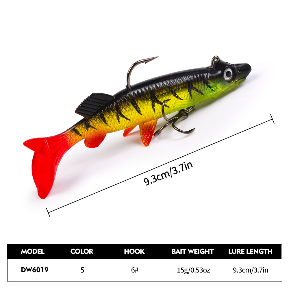 LHFSH 9.3cm 15g Leurre souple  - Jig Head Lure avis et prix