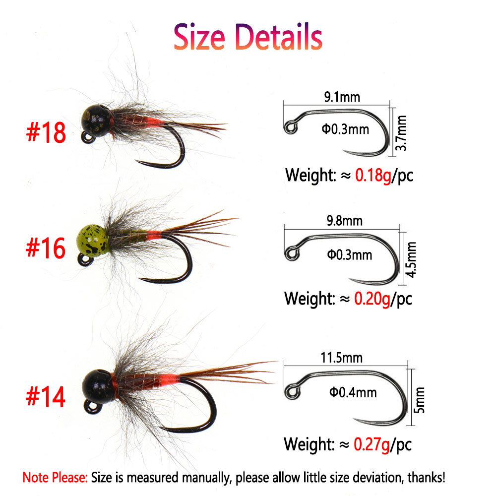 6 pièces # 14 # 16 # 18 leurre - Jig Head Lure avis et prix