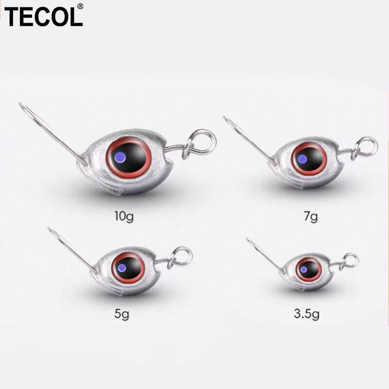 TECOL 5 ou 10 pièces 3.5g 5G 7 - Jig Head Lure avis et prix