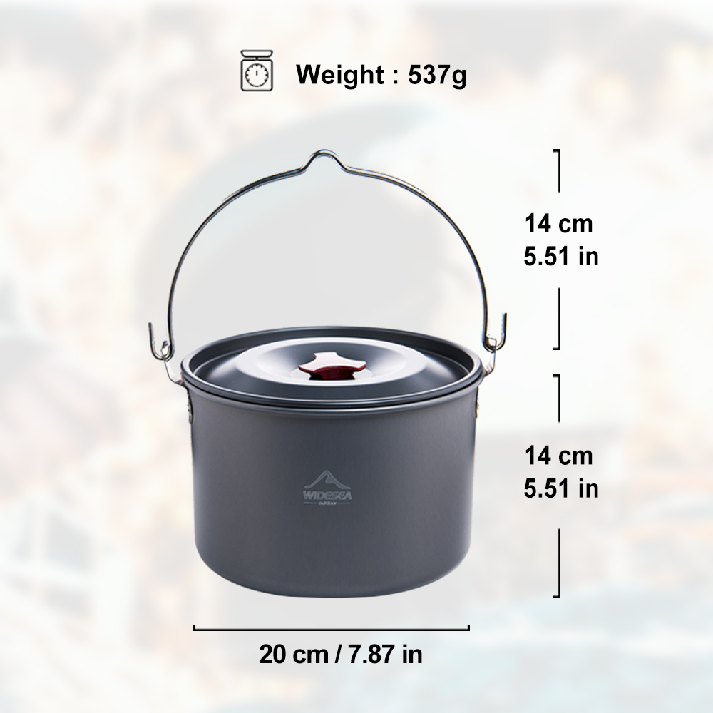 Widesea – Pot suspendu de Camp - Fishing Equipment Kitchener avis et prix
