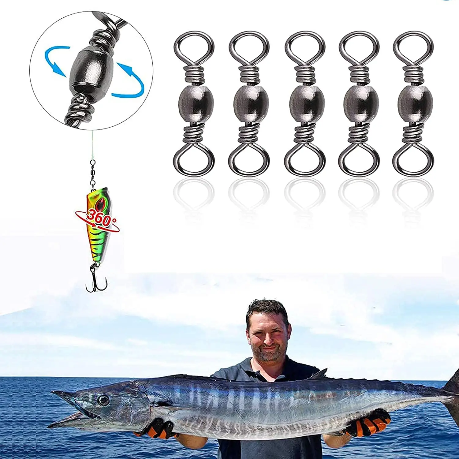 Goture 200 pcs/lot pêche roula - Fishing Equipment Hook avis et prix